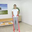 Stabilizace ramenního pletence – veslování vestoje