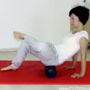 Pěnový válec training foam roller - masáž hýždí