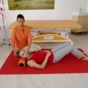 Foam roller - masáž šíje