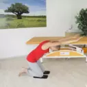 Cvičení dle Klappovy metody - zaječí skok